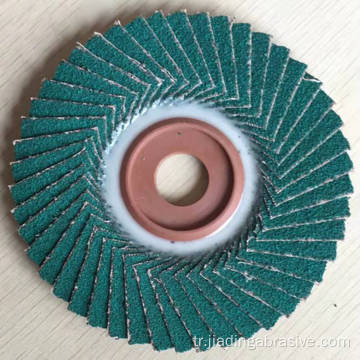 Taşlama ve parlatma için esnek mini flep diski
